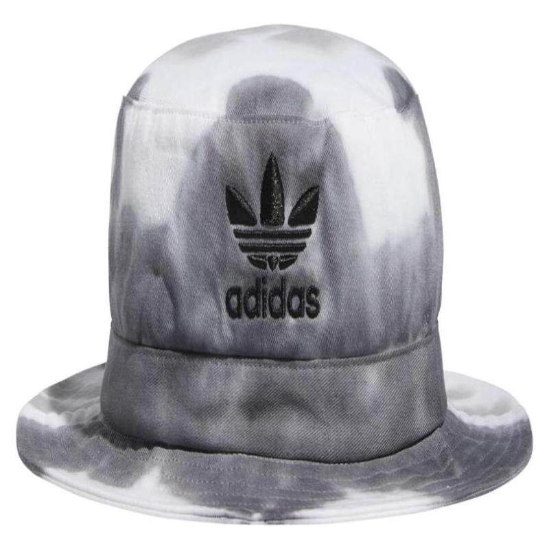 adidas阿迪达斯男子帽子渔夫这样夏季刺绣三叶草纯棉帽子