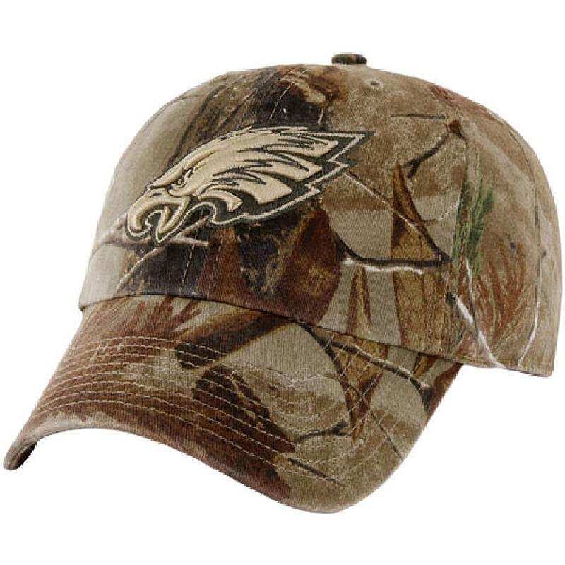 美国直邮nfl新款802729雄鹰绣标迷彩棒球棒球帽运动帽