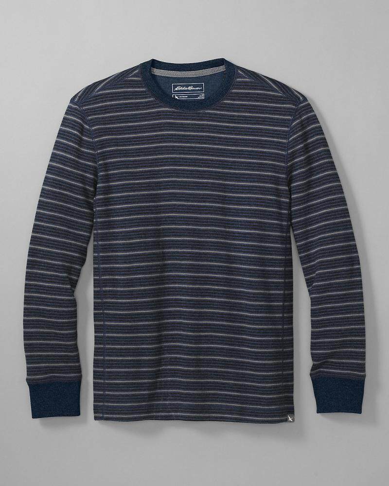 美国直邮eddiebauer艾迪迪堡i334894条纹圆领t恤