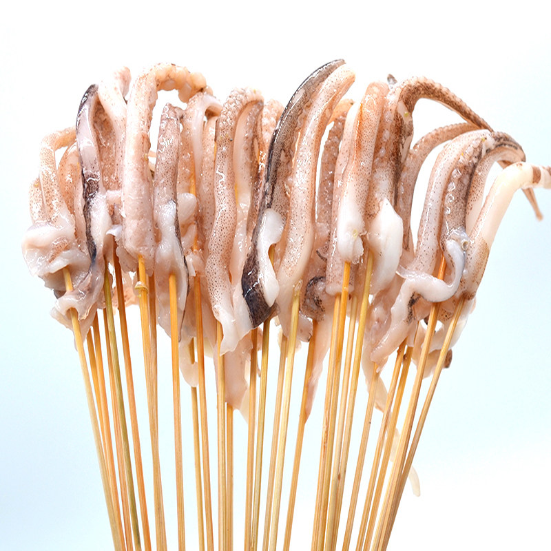 鱿鱼须小串商用冷冻串串香食烧烤2000串尤鱼冷冻鱿鱼