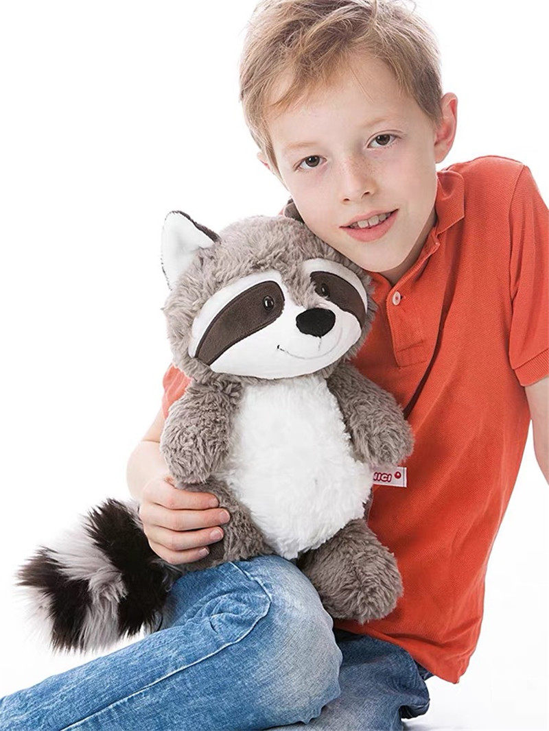 德国nici专柜正品卡通可爱浣熊毛绒公仔小猫熊儿童玩具玩偶礼物