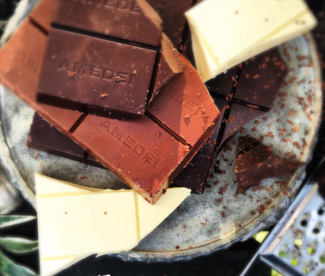 意大利进口 amedei金奖限量porcelana chuao 70%纯黑巧克力50g