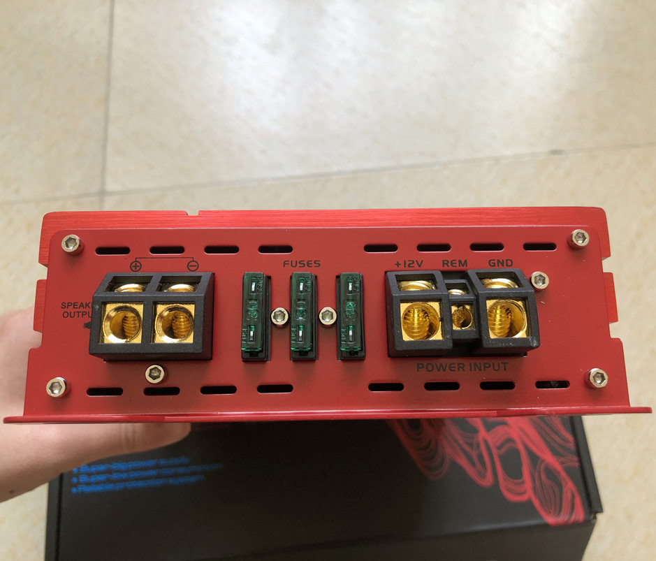 柔剑f12001单路数字大功率超重低音无源低音炮功放汽车功放