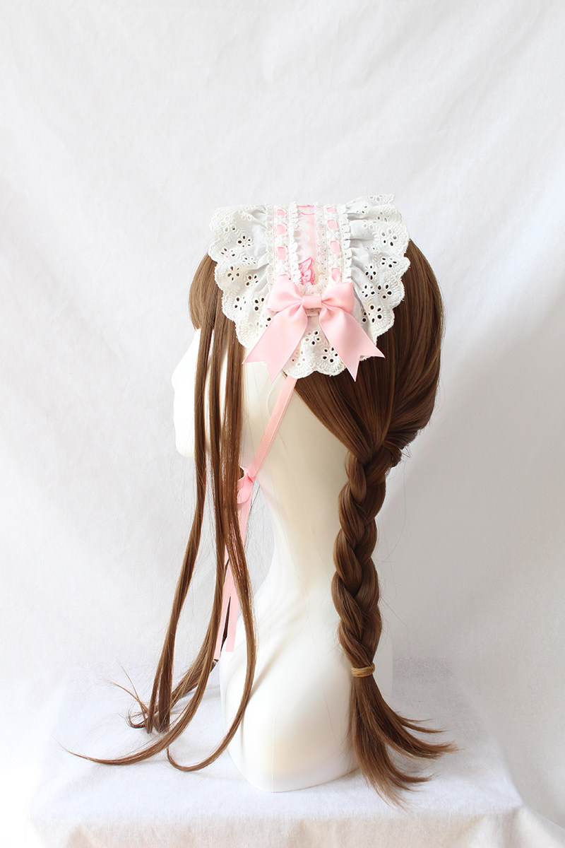 alice girl 原创新款 lolita甜点师配套头饰 蝴蝶结 发带