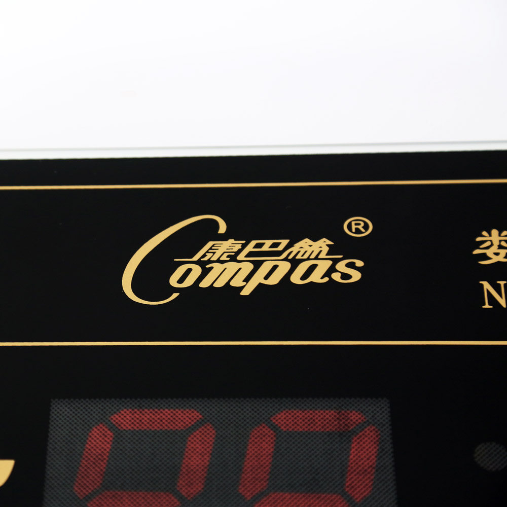 康巴丝挂钟led数码万年历24节气电子钟表静音挂钟客厅夜光钟温度