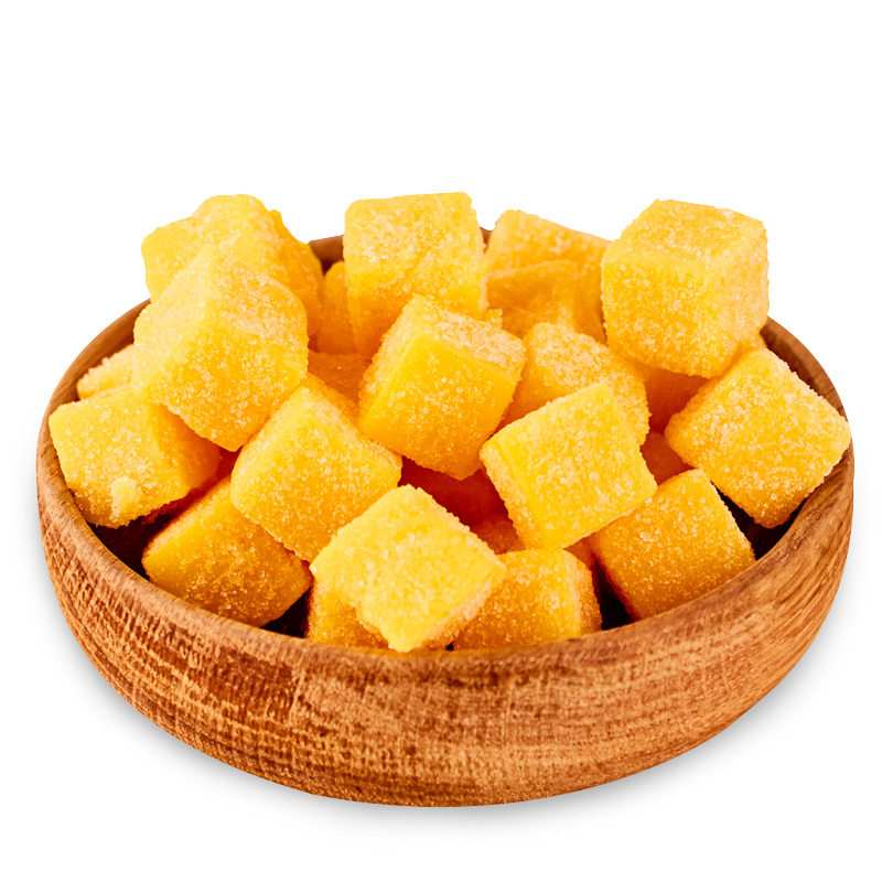 随你想芒果糖 芒果味 水果汁软糖 芒果糕 休闲零食糖果 500g/袋
