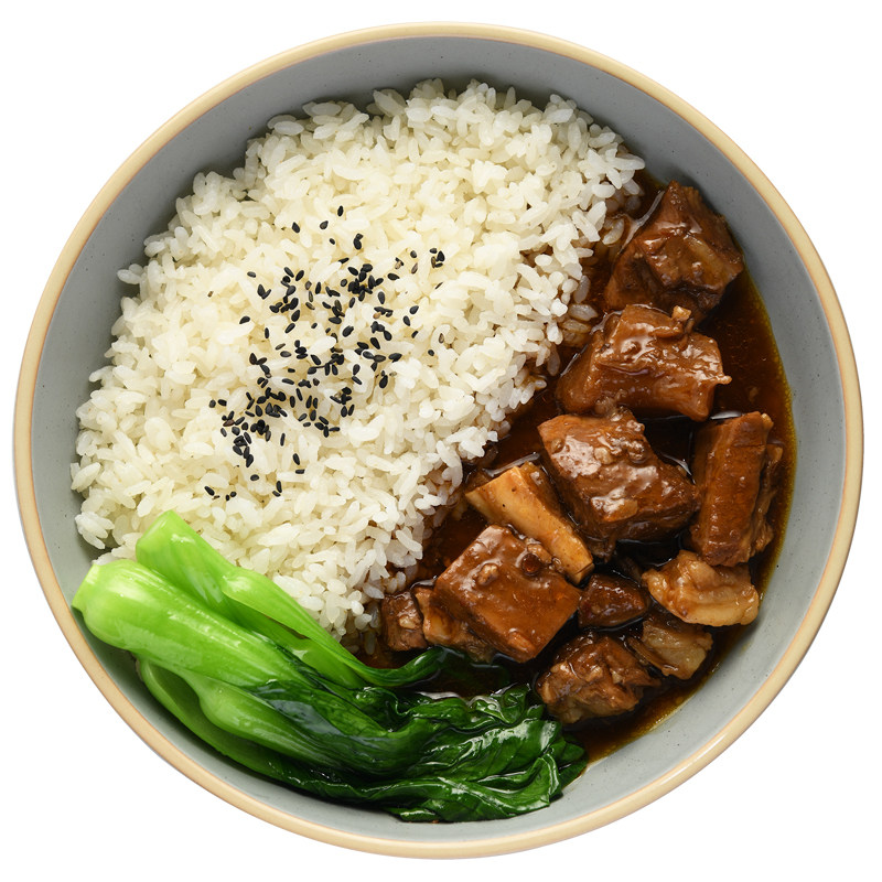 申古味牛腩下饭菜盖浇饭香辣味方便速食冷冻自热米饭