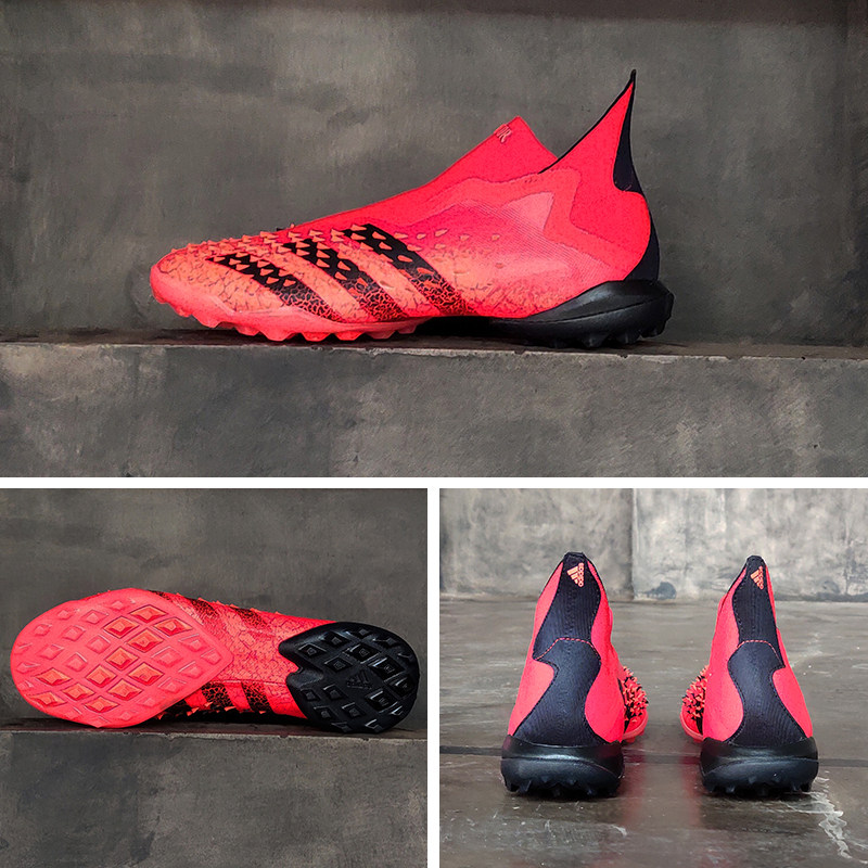 皇贝足球阿迪达斯猎鹰predatorfreak超顶tf碎钉人足球鞋足球鞋