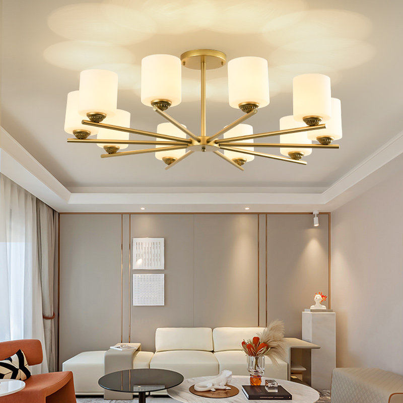 客厅吊灯2020新款网红大气金色创意个性卧室餐厅客厅吊灯