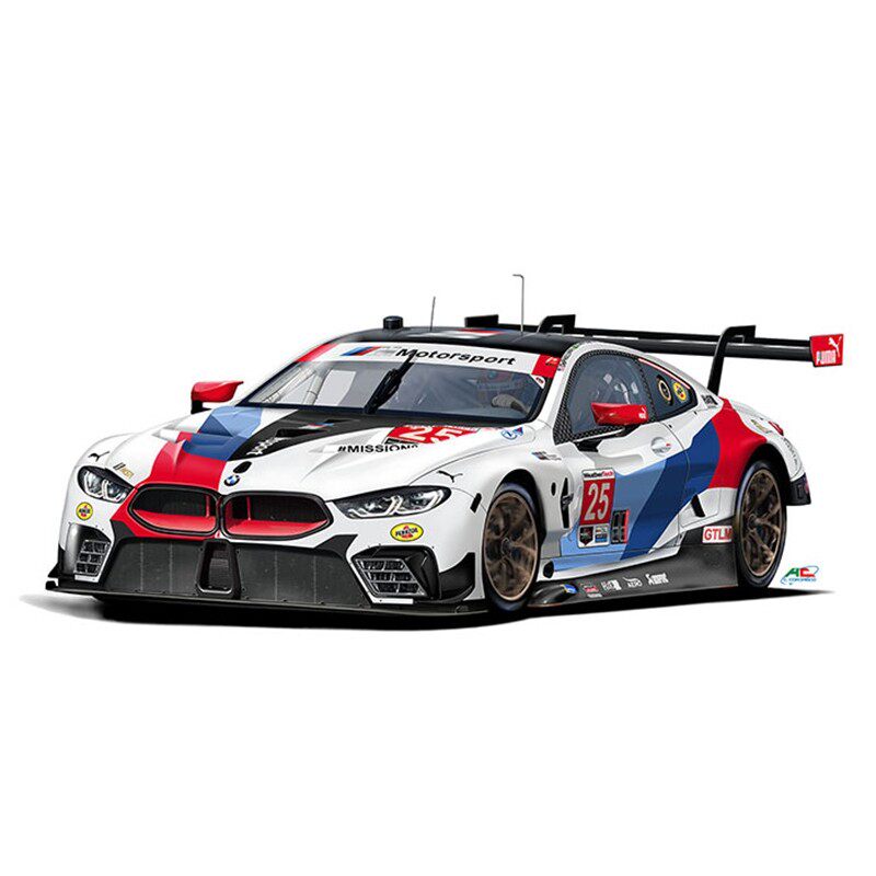 hobbynunu拼装模型bmw宝马m8gte赛车winner2019pn24010火车