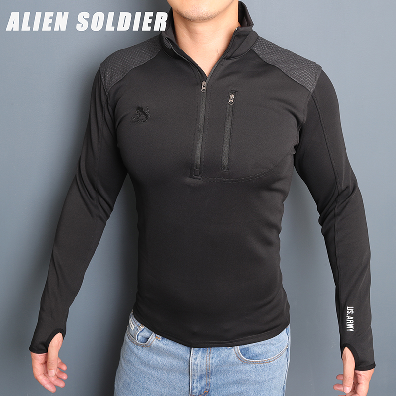 ALIEN SOLDIER抗刮战术衣T恤长袖男士秋冬季保暖防风户外军迷服装