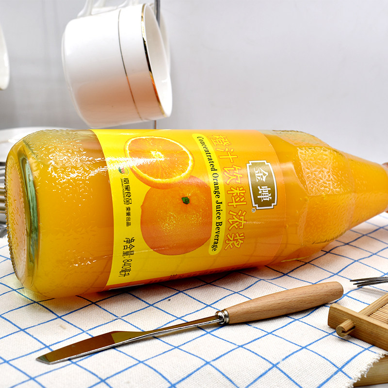 金蝉橙汁浓缩果汁商用饮品饮料冲饮金桔柠檬浓缩果蔬汁