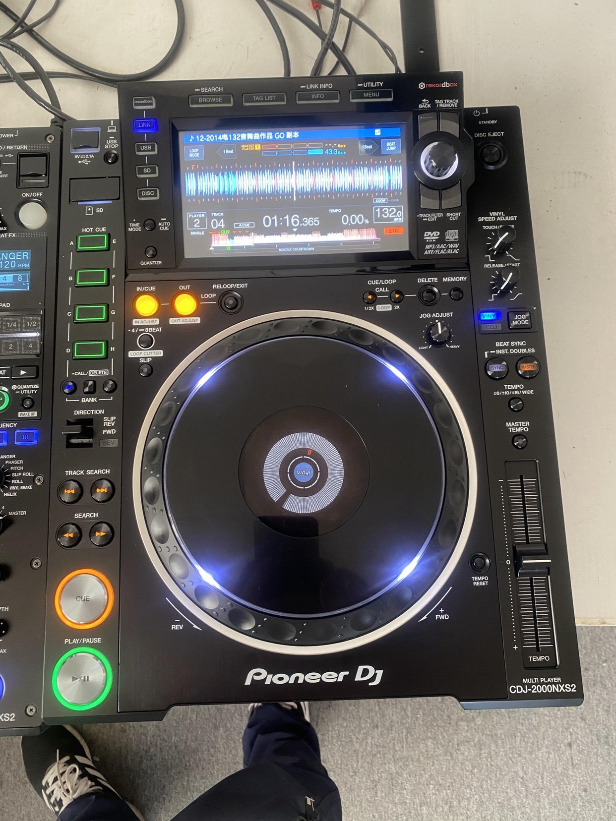 先锋二手cdj2000nxs2碟机一对djm900nxs2混音台打碟机