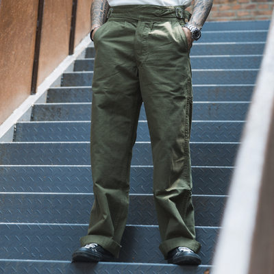 nonstock英军廓尔格卡其裤男士军事廓尔喀长裤子gurkha复古咔叽