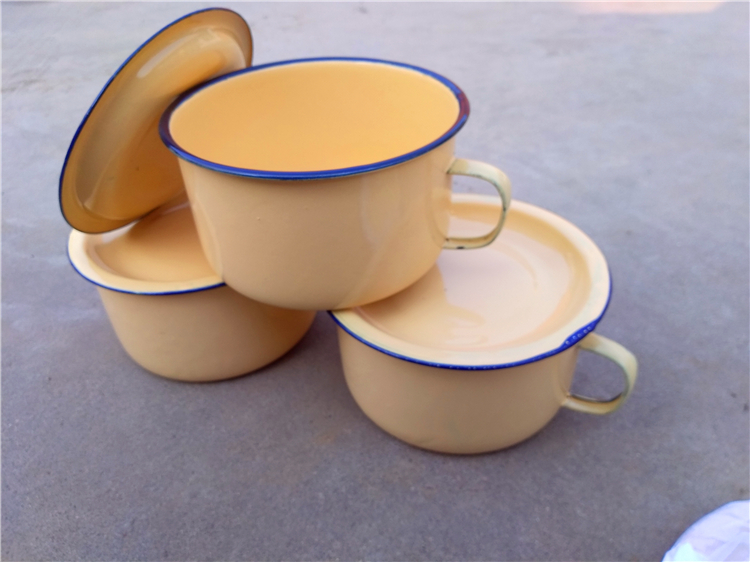 搪瓷老式饭缸饭盆饭盒怀旧经典瓷杯泡面杯快餐杯盆