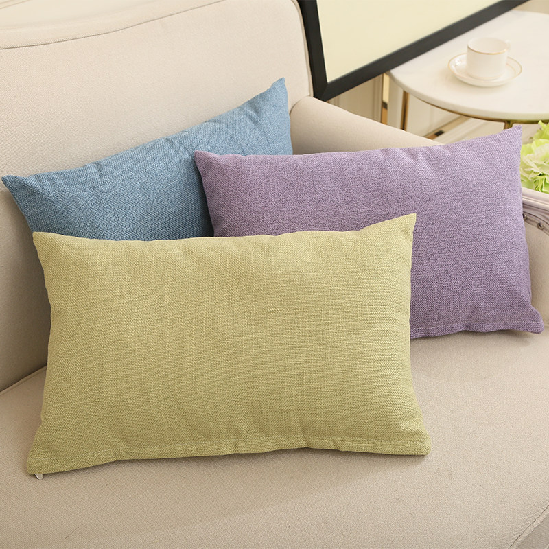 长方形抱枕靠垫套不含芯客厅沙发靠枕腰枕家用大号床头大靠背定做