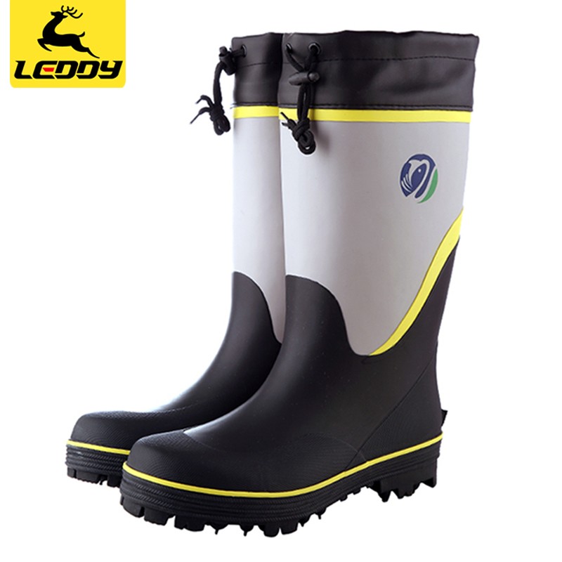 洪武钓鱼靴子男款防滑防水雨鞋冬季保暖钓鱼鞋冰钓专用鞋垂钓用品