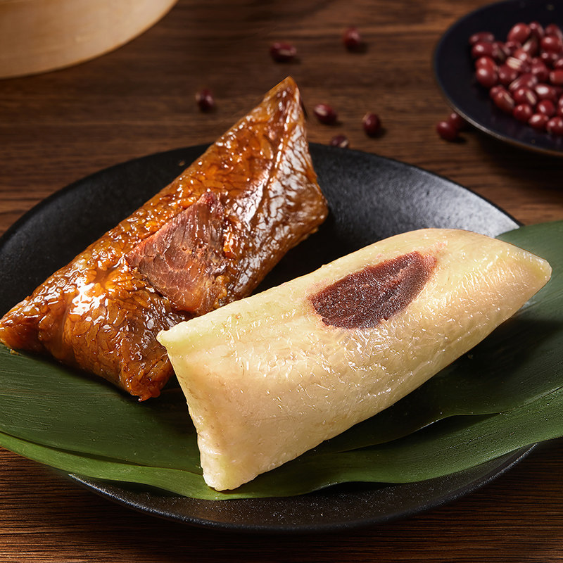 丁莲芳粽子子鲜肉粽早餐代餐甜蜜豆沙速食端午粽子