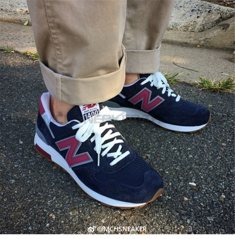 newbalancenb美产1400系列黑红男女女款复古跑步鞋