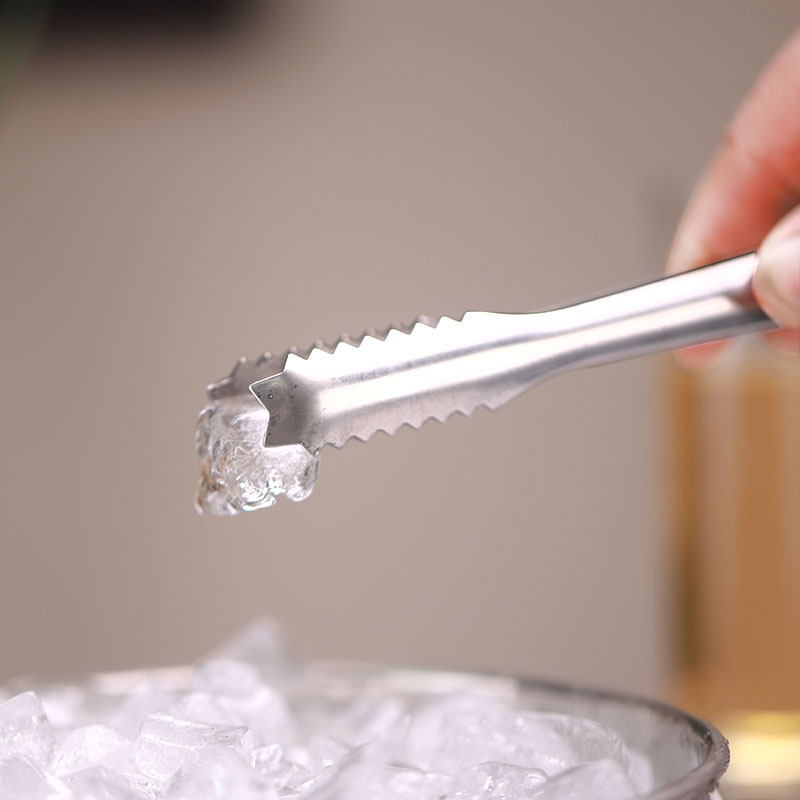 横木crossbar 冰夹 冰夹子 不锈钢烧烤夹 面包夹食品夹 冰粒夹子