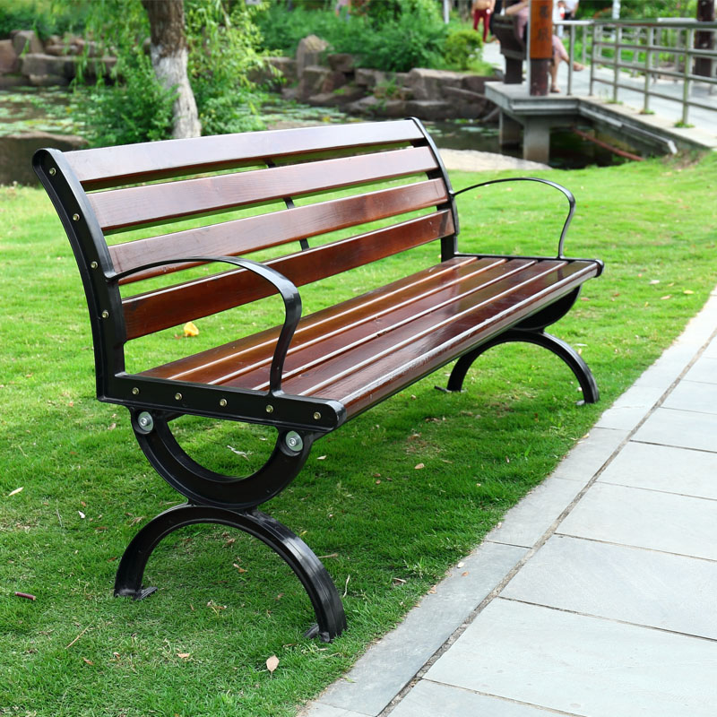户外长椅公园防腐长条条凳外长椅子庭院室外公园椅