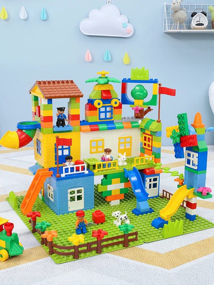 兼容乐高智力童益儿童颗粒积木拼装城市女孩玩具建构