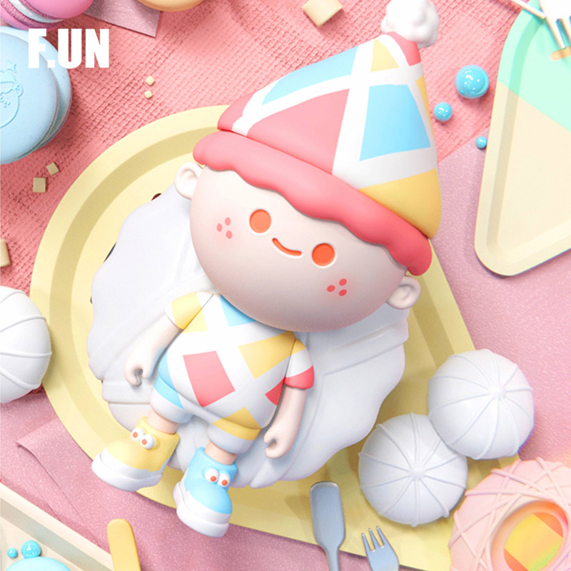 独角兽现货ectoyspan马卡龙鸟巢优品联名限量潮玩潮玩盲盒