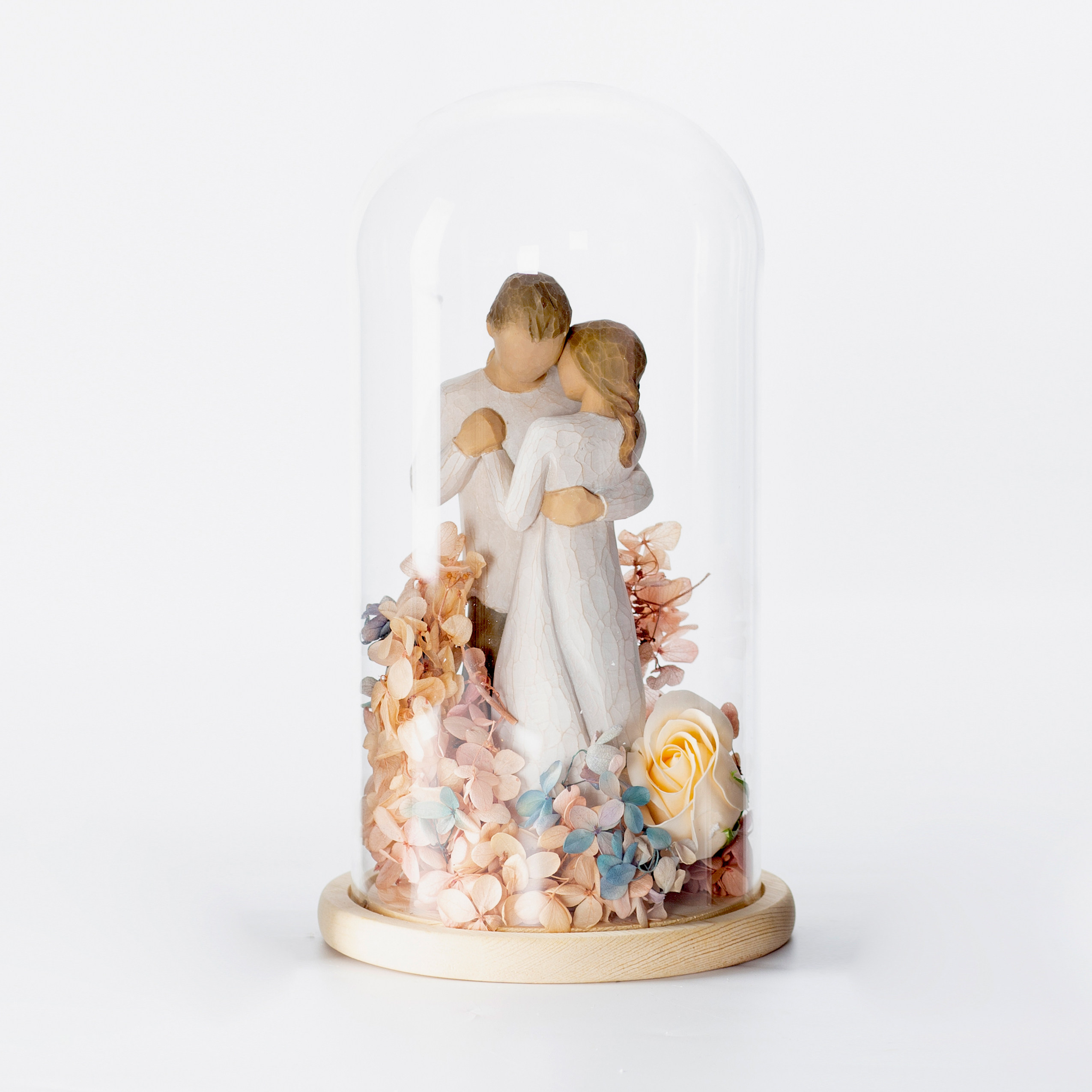 礼物美国willowtree承诺爱情侣雕像一家三口纪念摆件