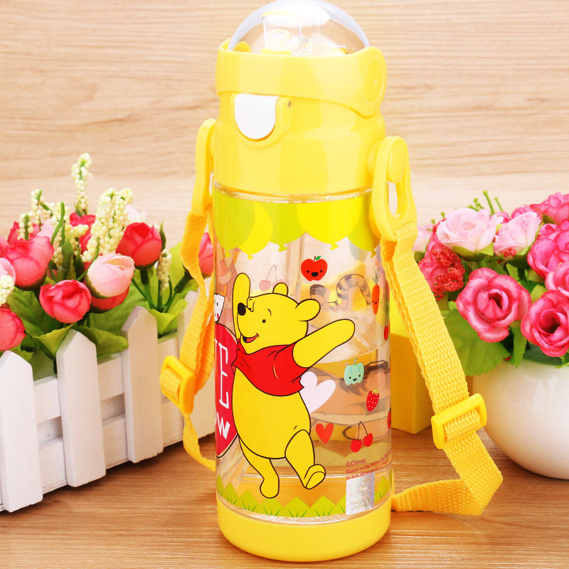 宝宝喝水杯子带吸管幼儿园防摔外出携带2-3岁1小孩饮水瓶儿童水壶