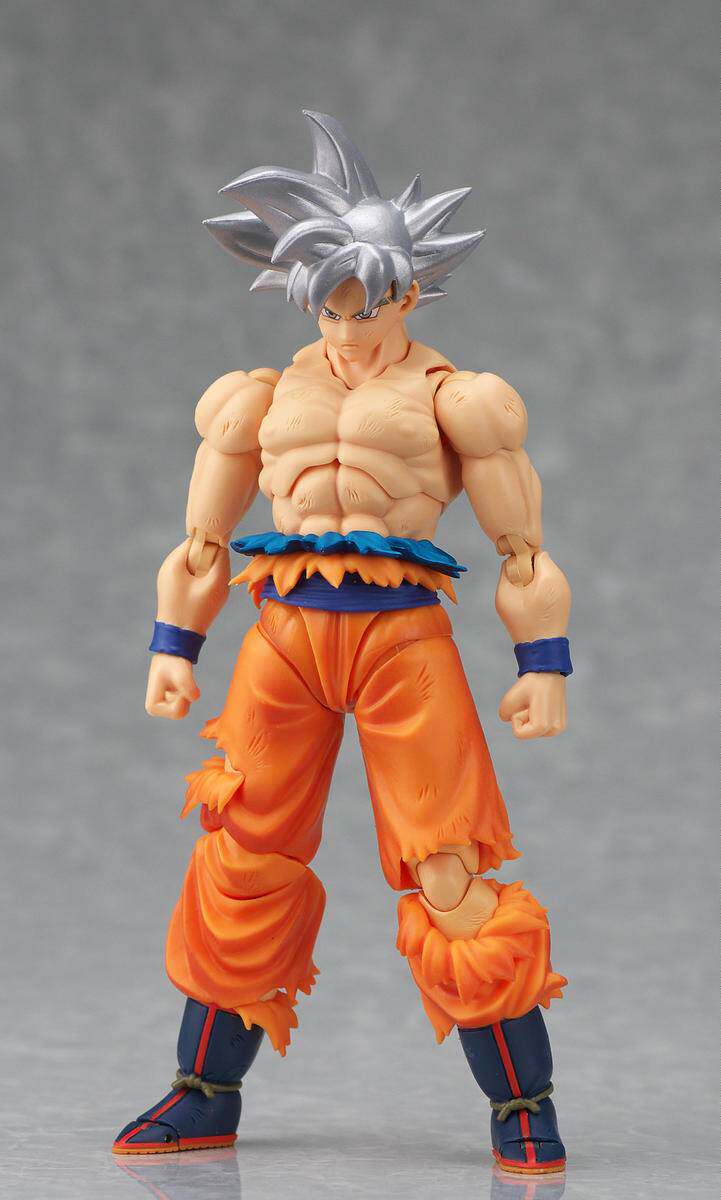 万代shf龙珠孙悟空白发银发悟空自在极意shf手办