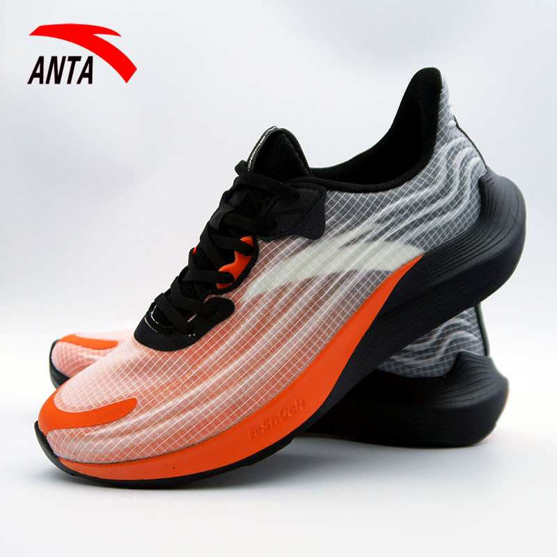 安踏男鞋毒刺跑步ashock科技跑鞋夏季新款轻便跑步鞋