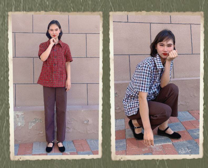 80年代怀旧农民服装复古演出服平民百姓村姑知青下乡儿童演出服