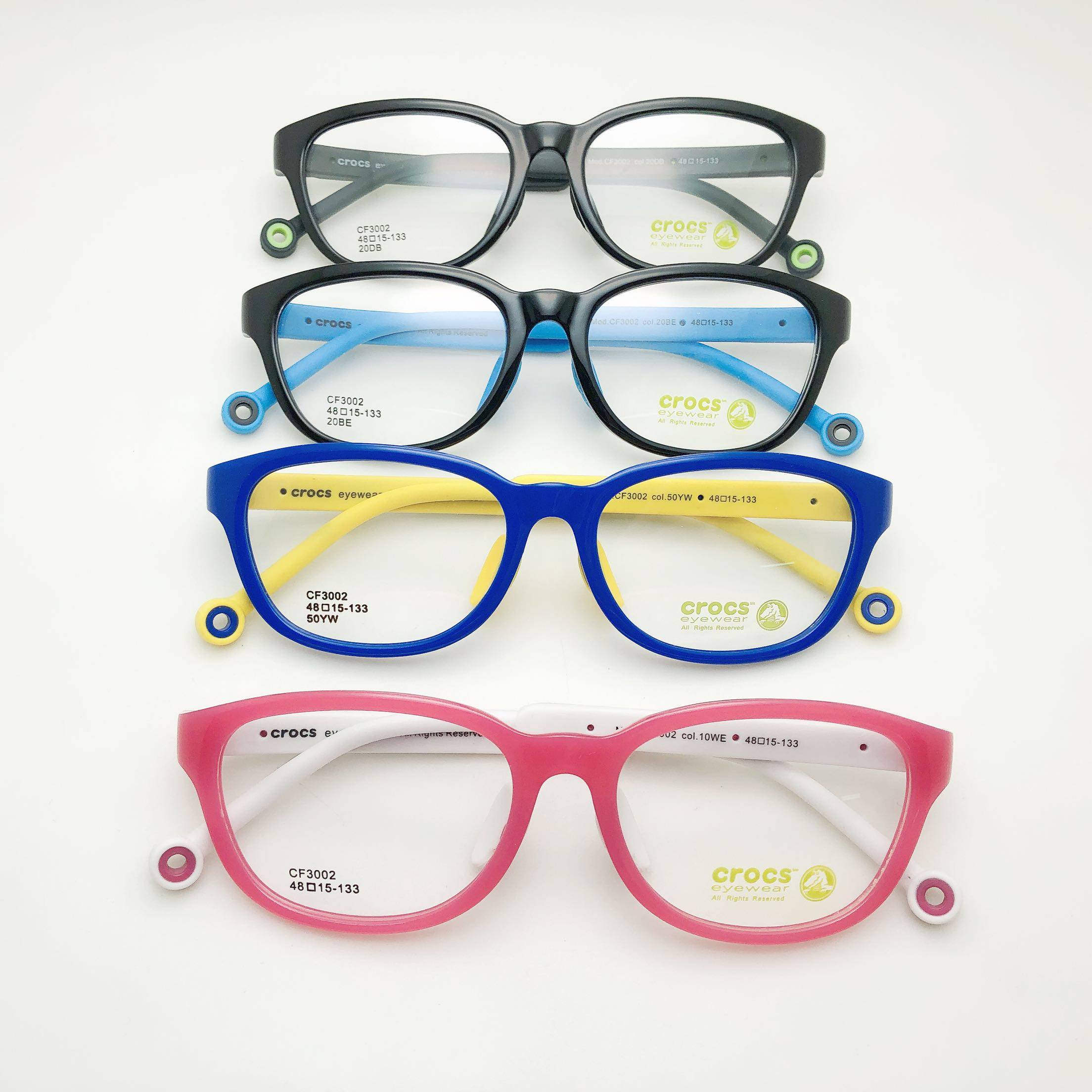 儿童crocs蓝光眼镜超轻硅胶远视散光纠正度数眼镜架