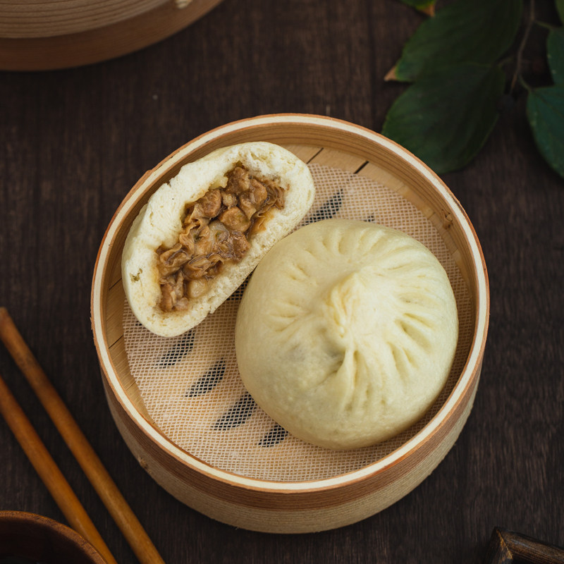 金衣香菇豆腐皮五亭扬州包子特产速冻营养早餐包点