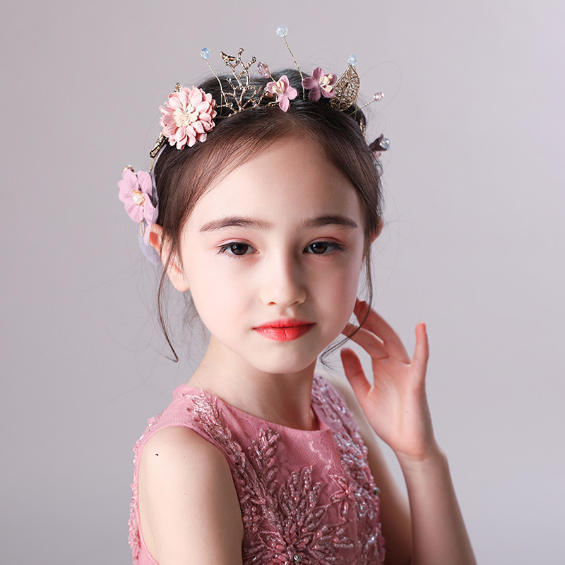 儿童配饰女童头饰发箍小女孩花环花童舞台钢琴发饰