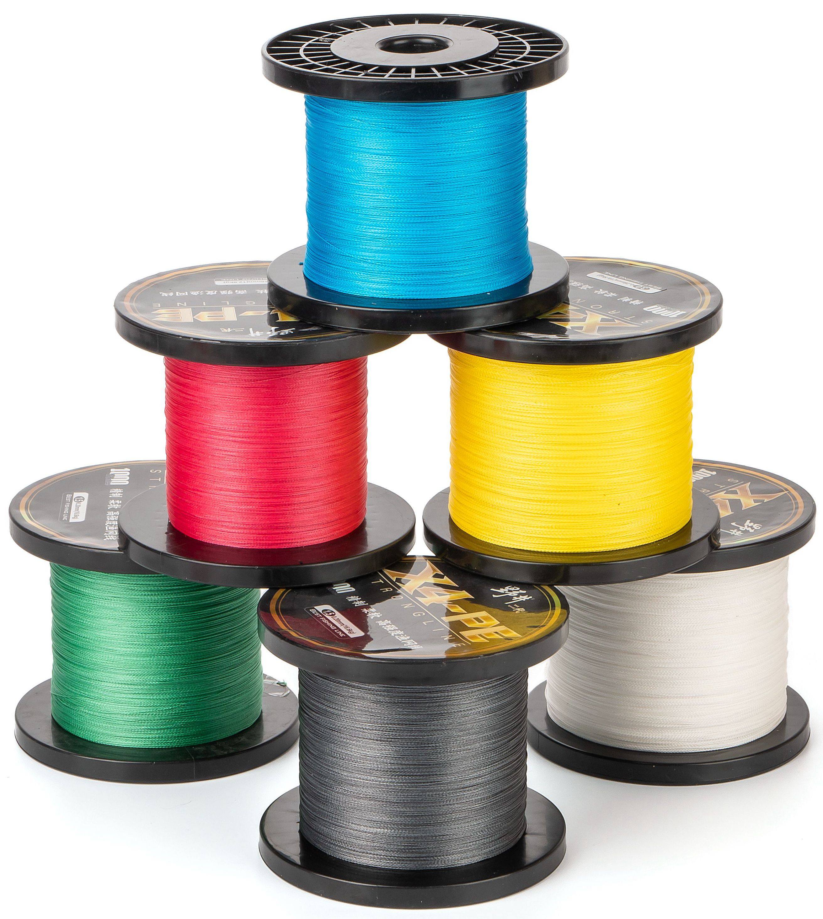 野井鱼线旋网撒网1000米大力马pe高强度二代编织鱼线