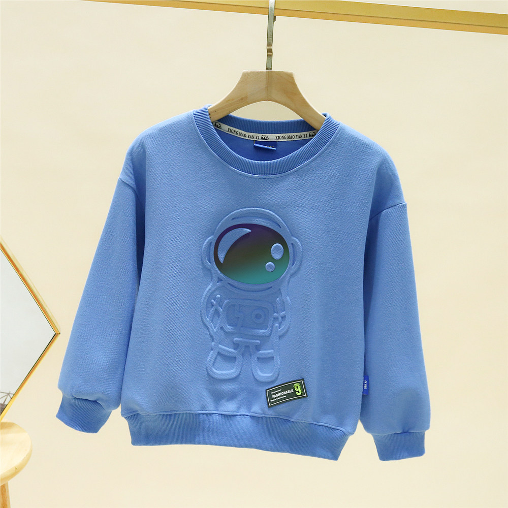 男童秋装卫衣2022新款纯棉太空人中大童炸街儿童卫衣