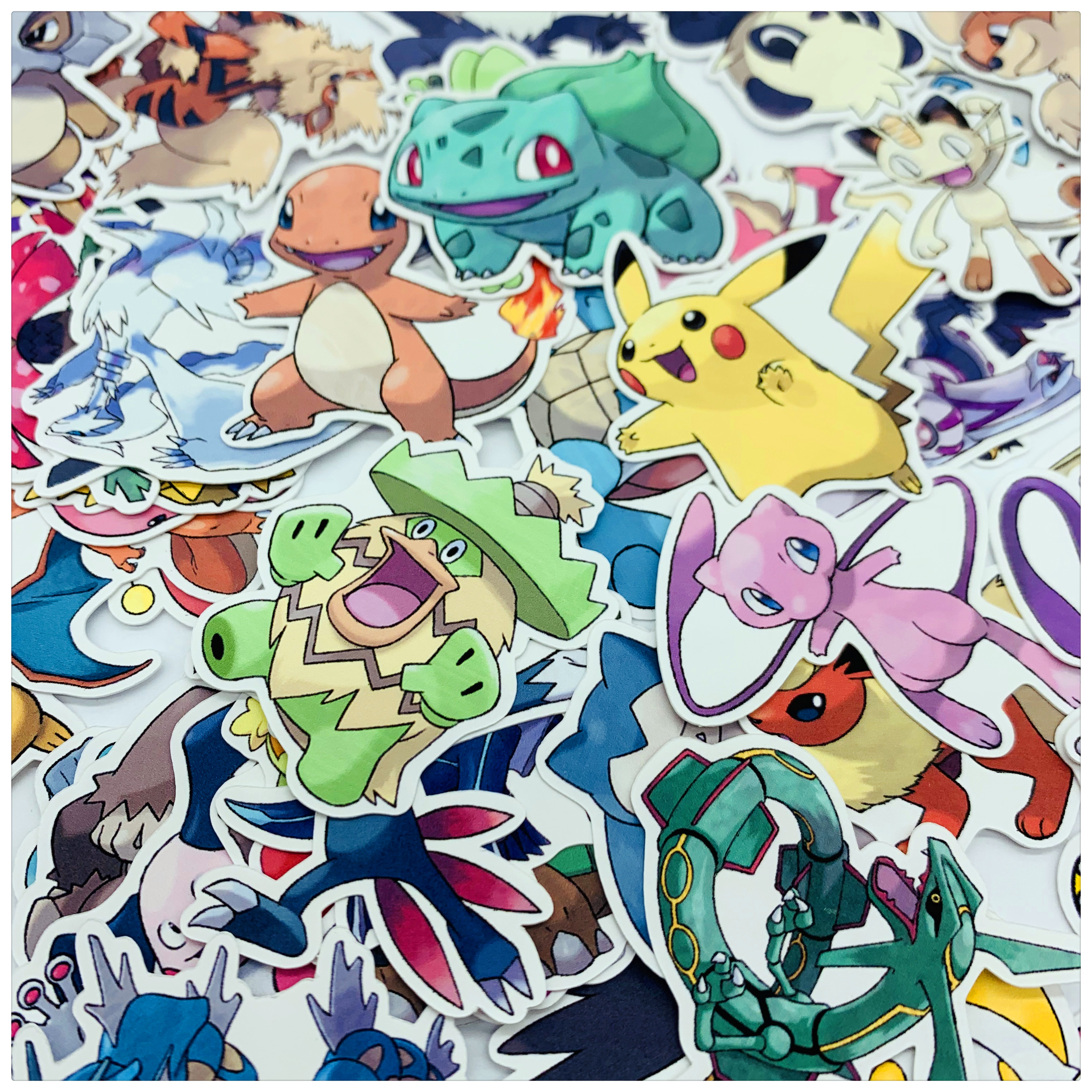 手帐贴纸pokemon皮卡丘宝可梦251枚宠物小精灵神奇宝贝手账贴纸