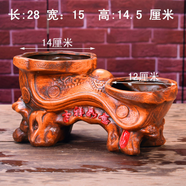 The new creative personality retro ceramic terracotta pots large potted plants Pachira home gardening pots The new creative personality retro ceramic terracotta pots large potted plants Pachira home gardening pots