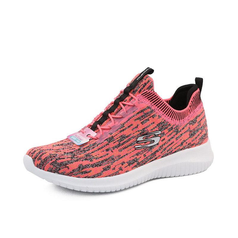 skechers斯凯奇女鞋新款一脚套低帮运动鞋时尚运动休闲鞋12831