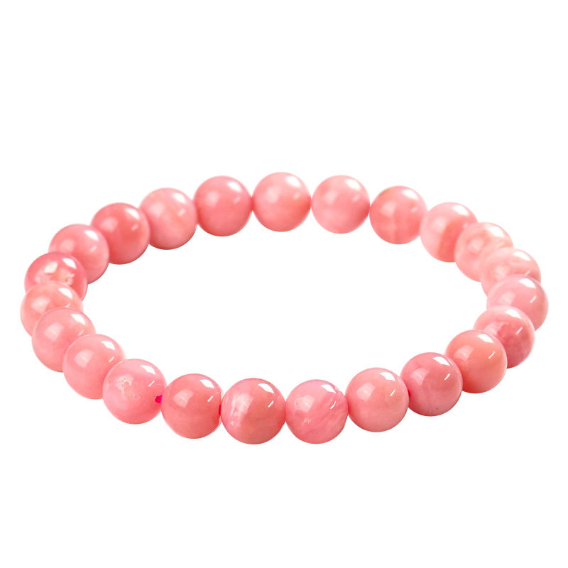 水晶月老祠堂粉欧手链澳宝手串招桃花红色生日礼物手链