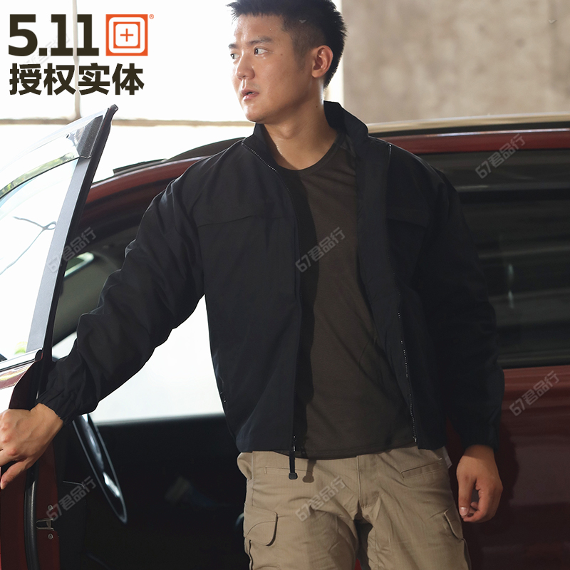 美国5.11军迷外套男48016户外防风防水透气夹克薄款风衣冲锋衣511