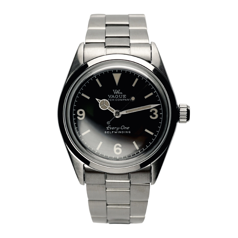 日本Vague Watch Co.手工做旧复古机械表男女士中古手表防水情侣