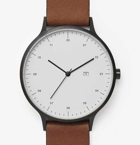 现货英国Instrmnt 01/T系列蓝宝石镜面 PVD真皮带男女表简约手表