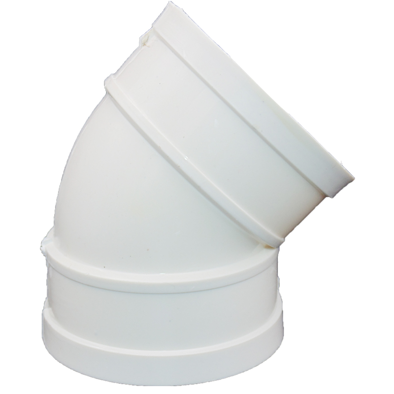 pvc45弯头直弯排水管下水配件upvc管