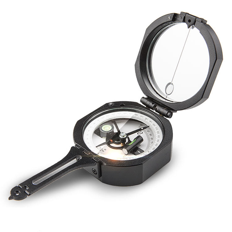 哈尔滨 dqy-1 多功能高精度地质罗盘仪户外指南针指北针金属外壳