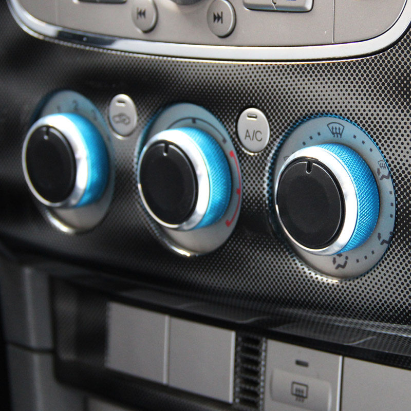 空调旋钮0514经典福克斯福克斯手动开关中控改装装饰汽车贴片