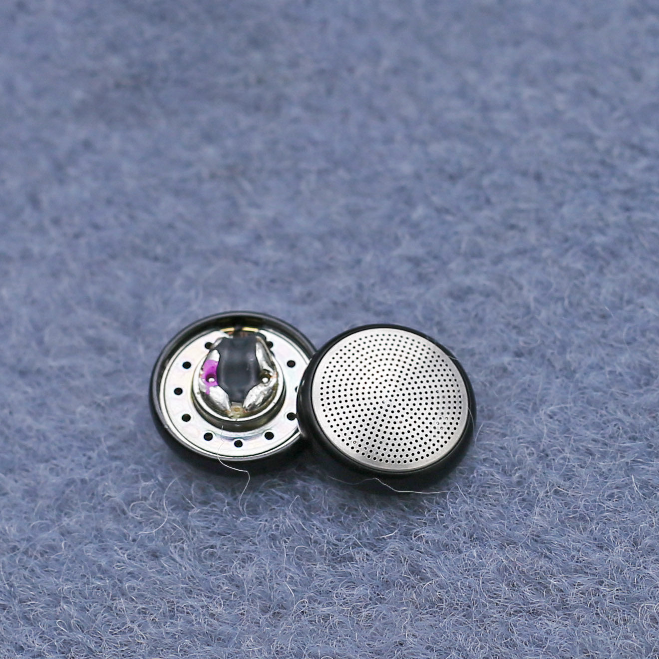 单元定制耳机154mm钢网面盖粉点大焊点钛不兼容耳机