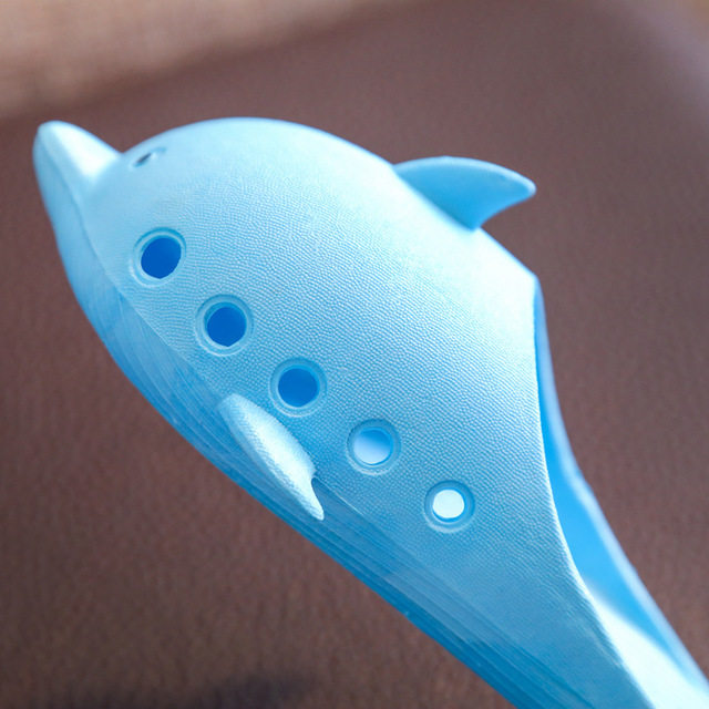 小孩鱼拖鞋女夏鱼嘴男搞怪沙滩创意形状鱼型凉拖儿童鱼鞋造型行