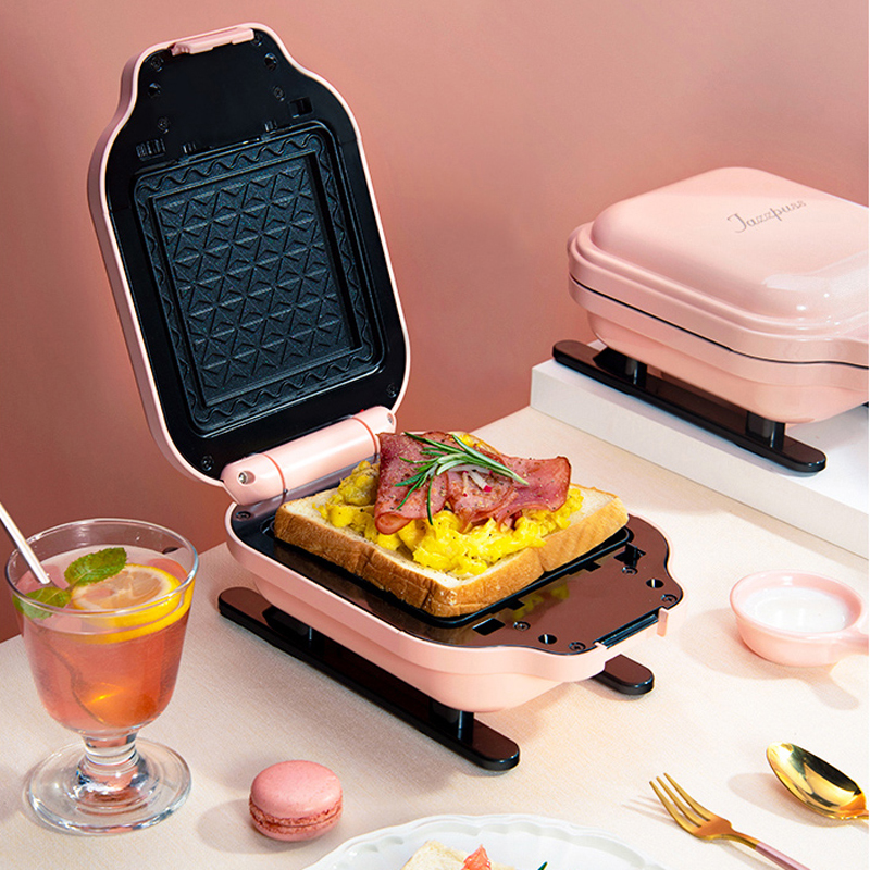 jazzpuss三明治机轻食早餐机定时时家用款小型面包机料理机吐司机